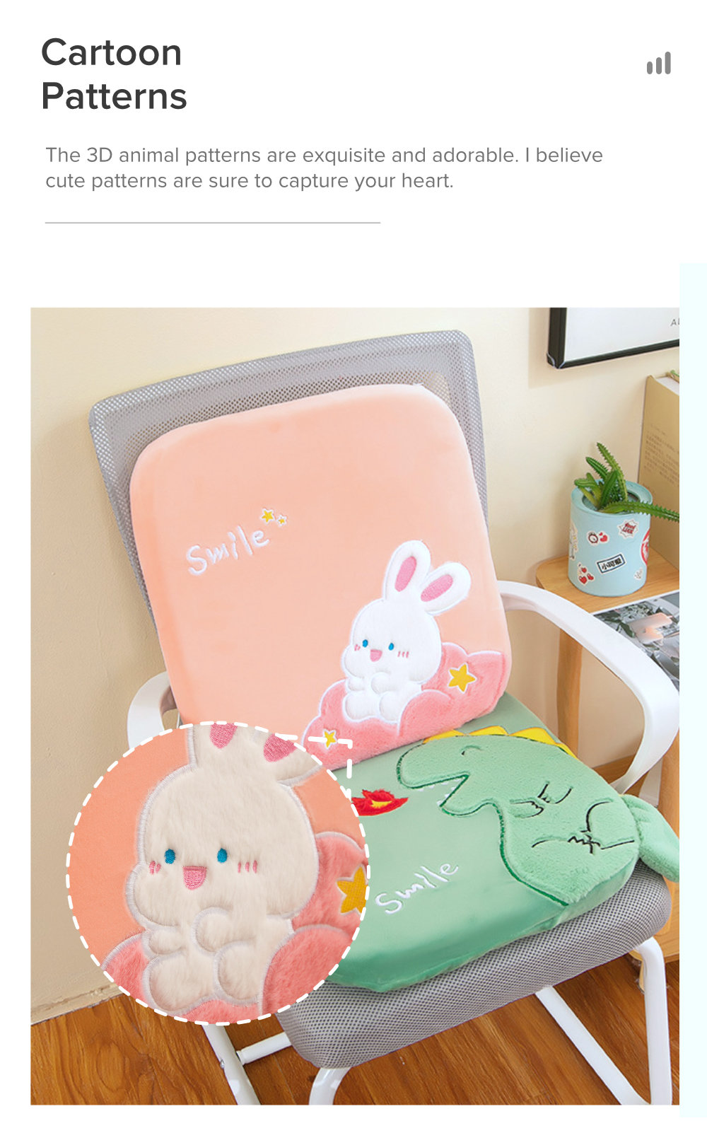 Memory Foam 3D Rounded Square-5